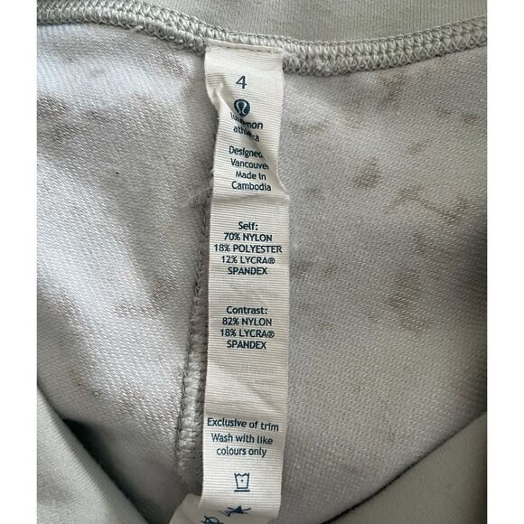 Lululemon wunder under crops in pink / gray camo size 4 - Picture 7 of 9